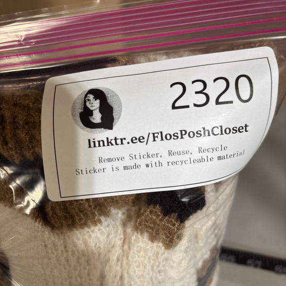 Women's Striped Open Midi Cardigan Size Medium Casual Cozy 90s Academia Y2K - Picture 12 of 12